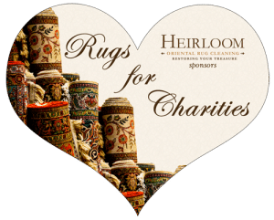 Rugs for Charities with Heirloom Oriental Rug Cleaning